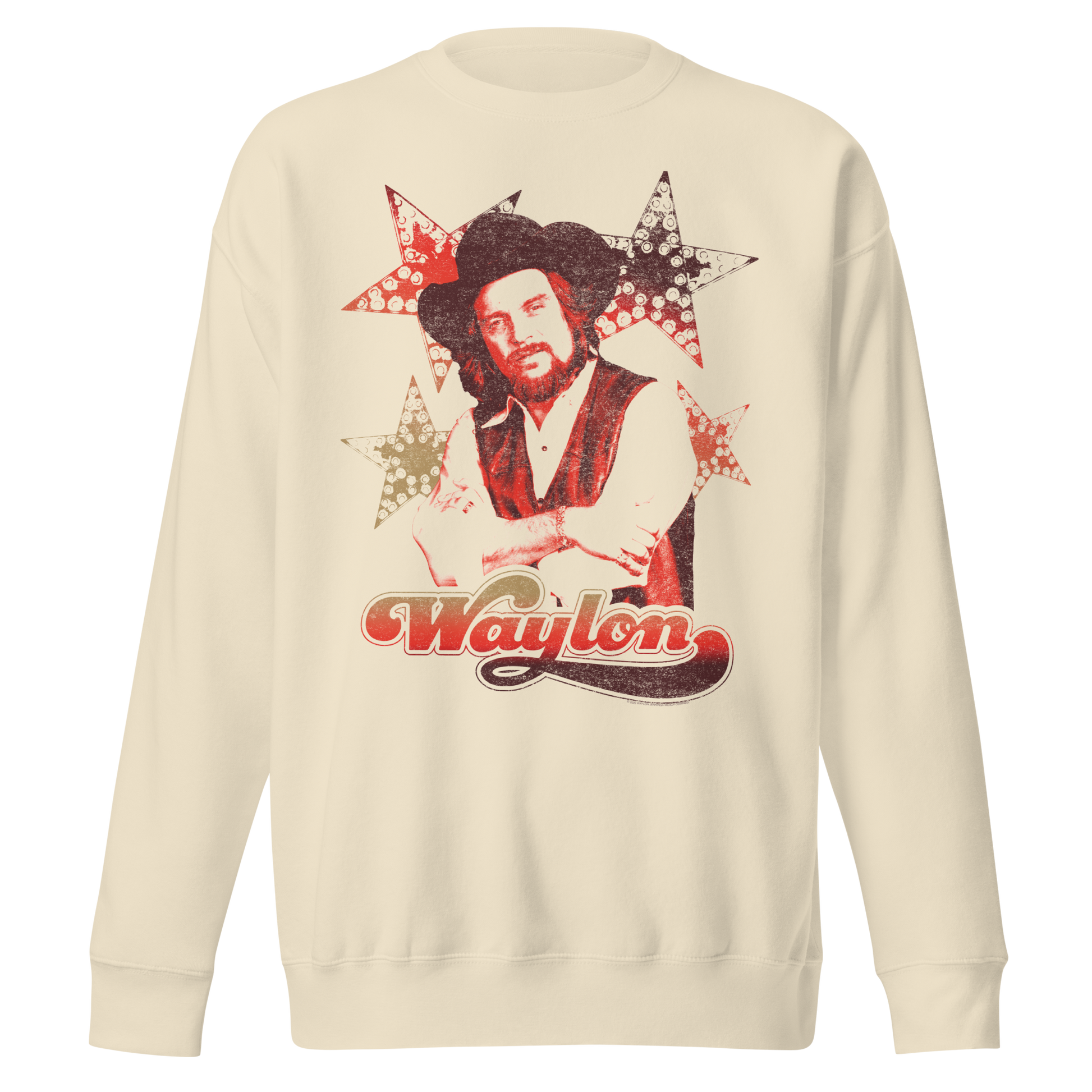 Waylon Jennings Littlefields Finest Sweatshirt Natural