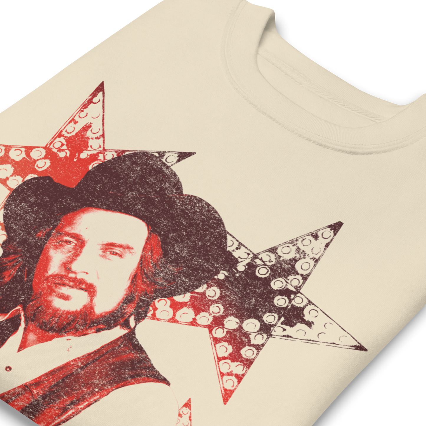 Waylon Jennings Littlefields Finest Sweatshirt Natural
