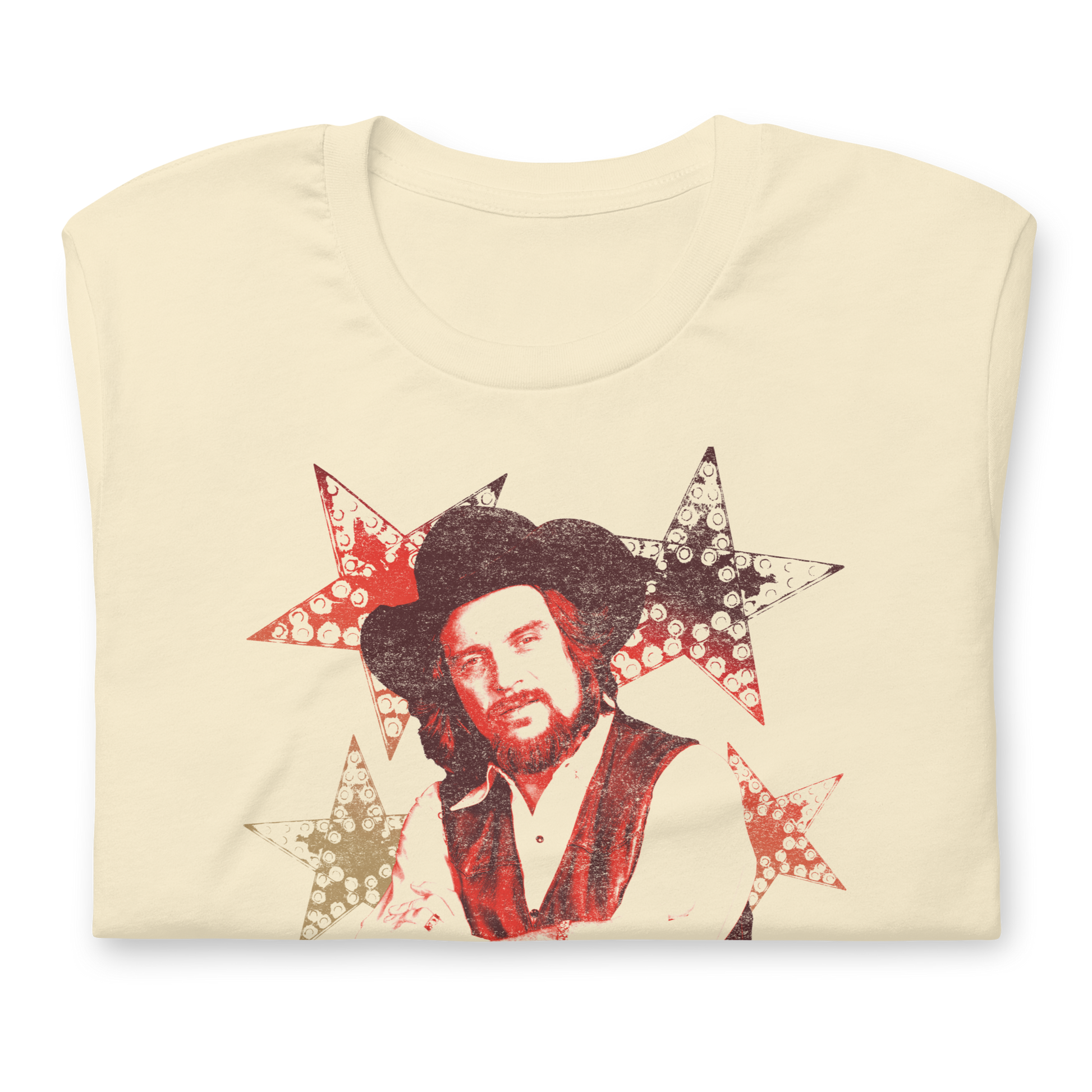 Waylon Jennings Littlefields Finest T-Shirt Natural