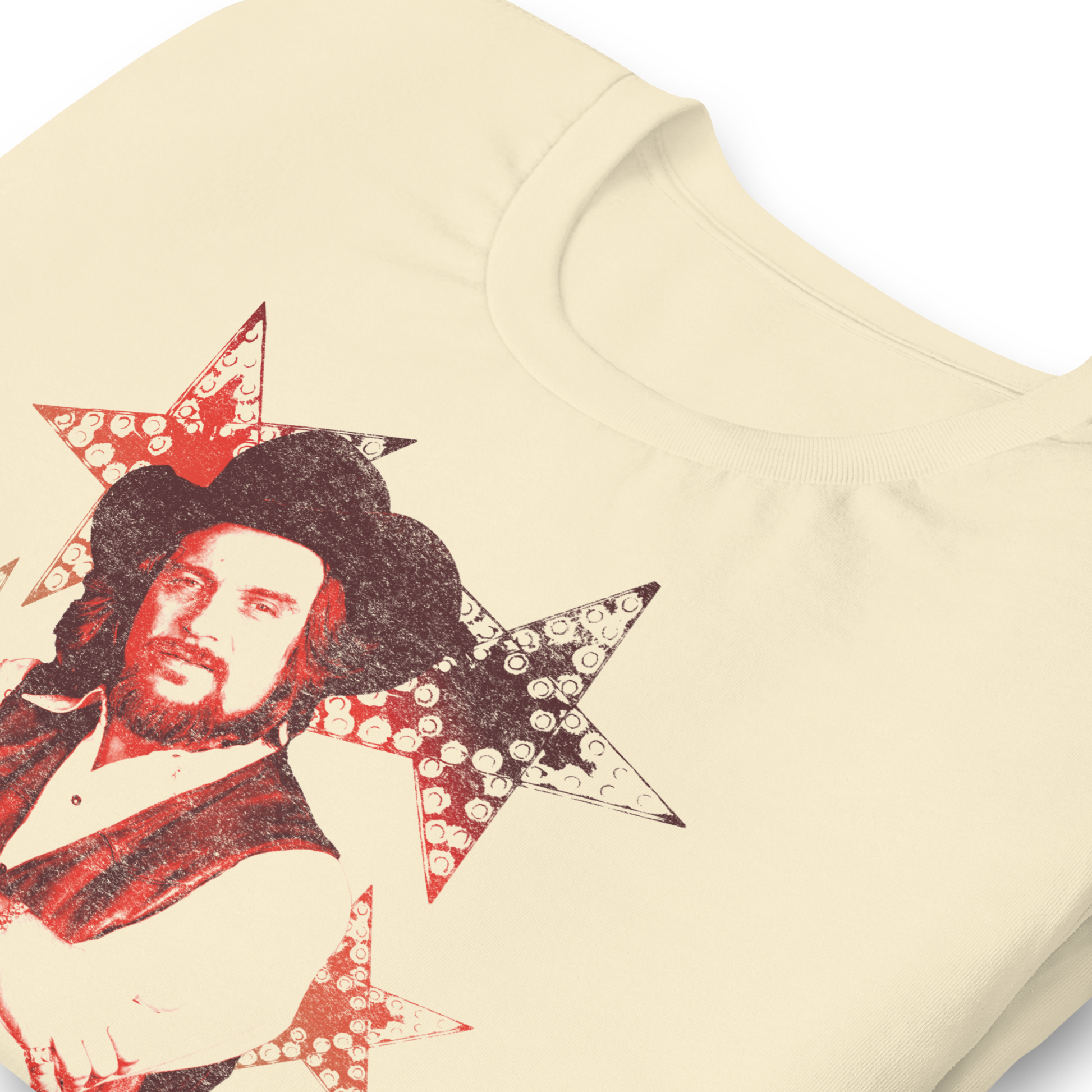Waylon Jennings Littlefields Finest T-Shirt Natural