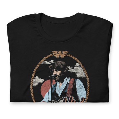 Waylon Jennings Ramblin Man T-Shirt Black
