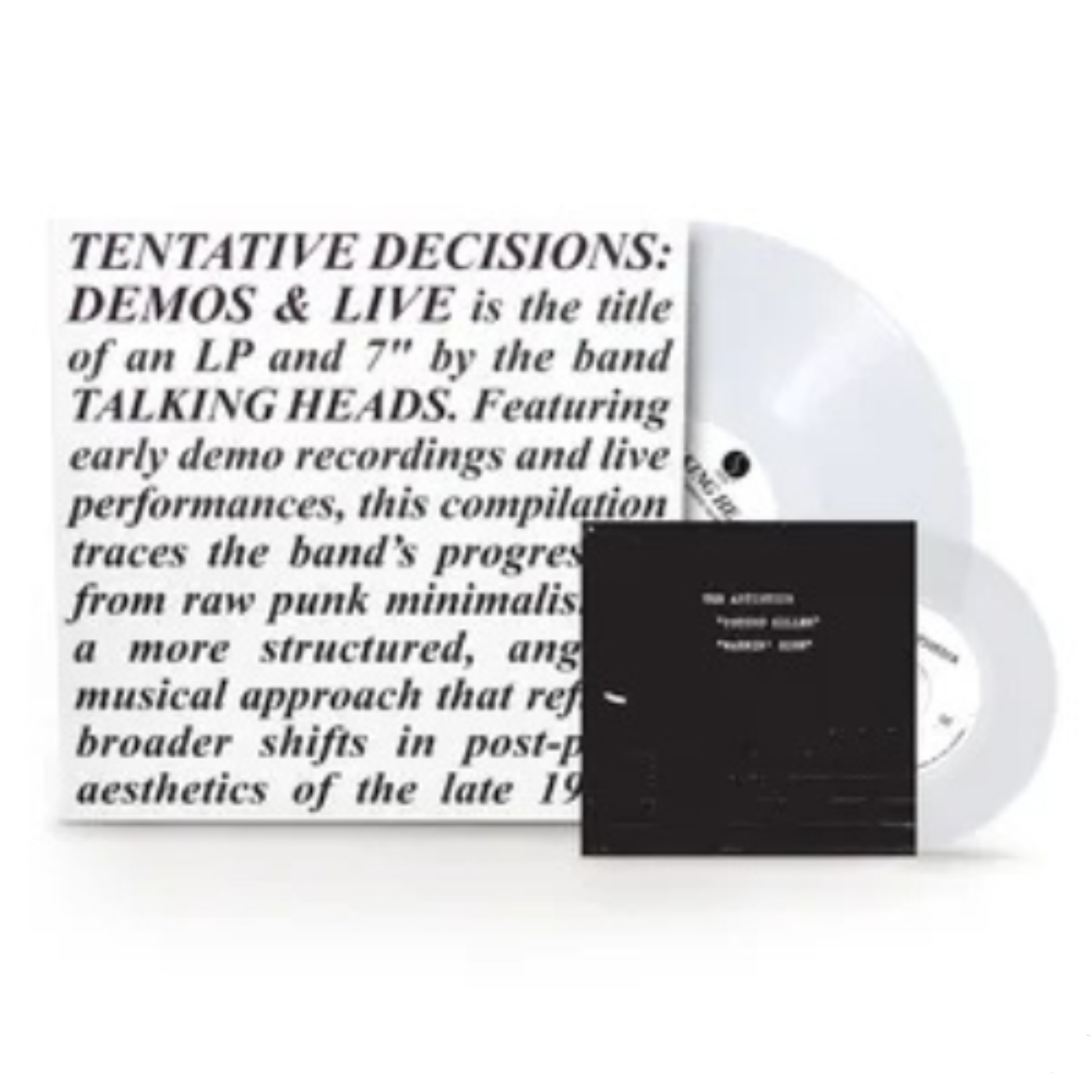Talking Heads – Tentative Decisions: Demos & Live [RSD Black Friday 2025 Vinyl]