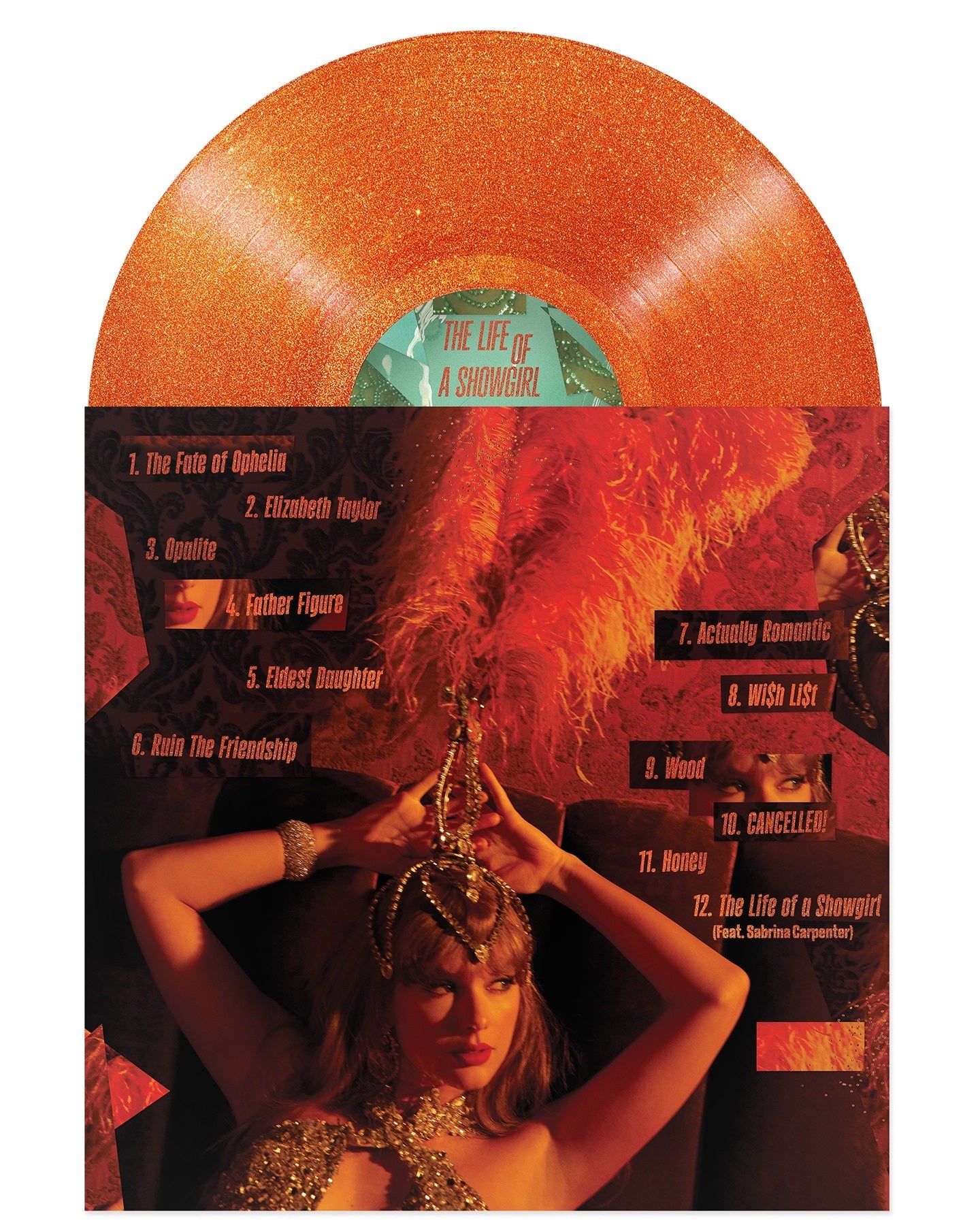 The Life Of A Showgirl [Sweat And Vanilla Perfume Portofino Orange Glitter Vinyl]