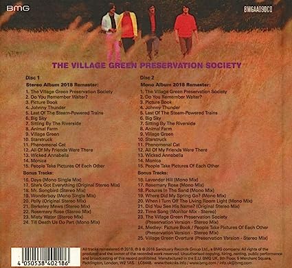 The Kinks Are The Village Green Preservation Society (Deluxe Edition, Bonus Tracks) [Import] (2 Cd's)