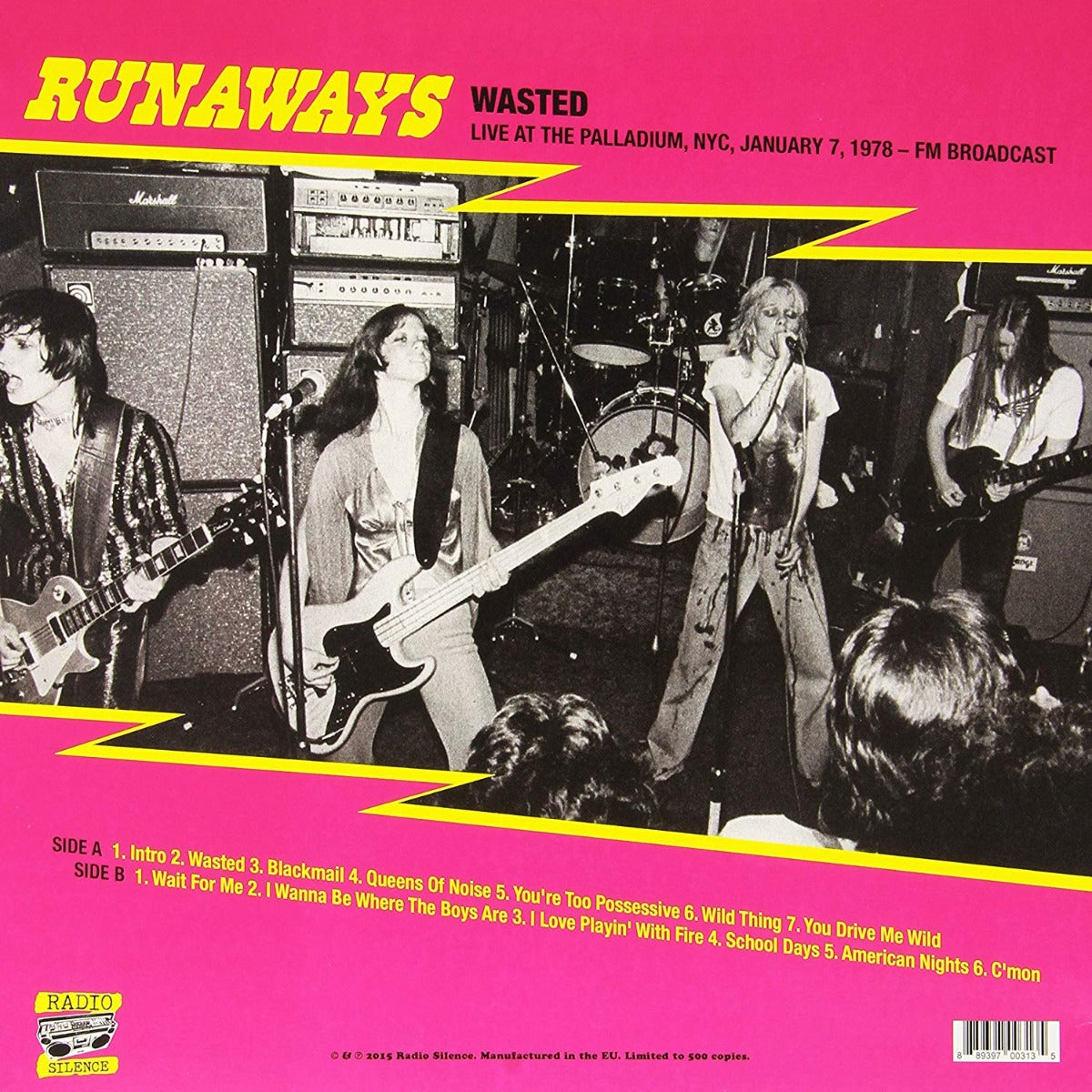 Wasted: Live at the Palladium New York City 7th (Limited Edition, Pink Vinyl) [Import]