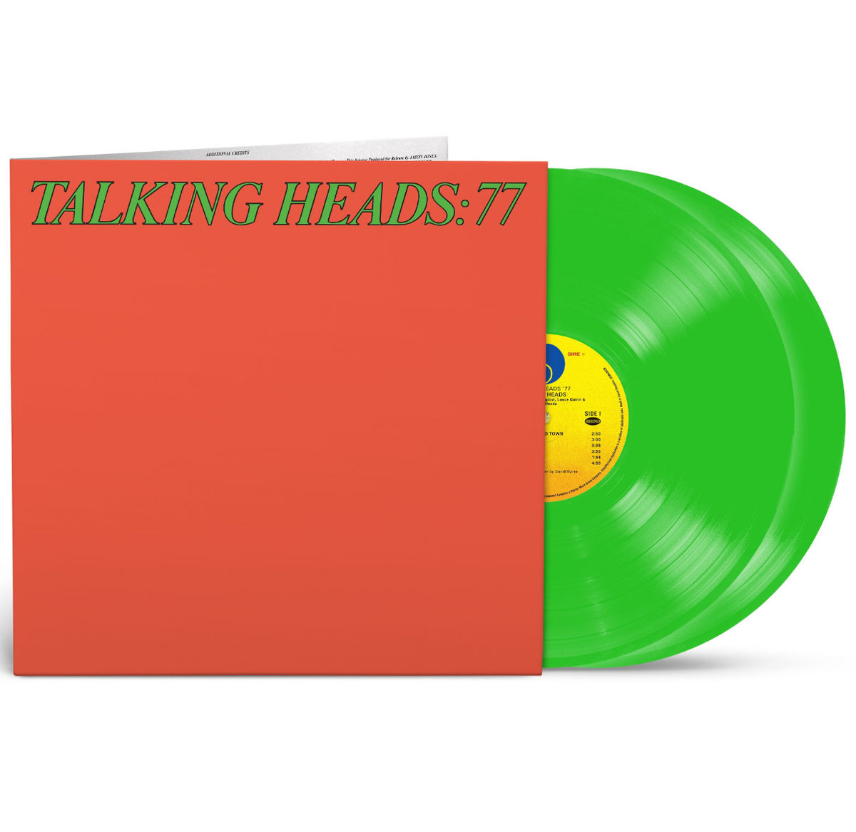 Talking Heads Talking Heads 77 limited transparent green 2LP vinyl