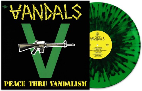 The Vandals Peace Thru Vandalism - Green/ black Splatter