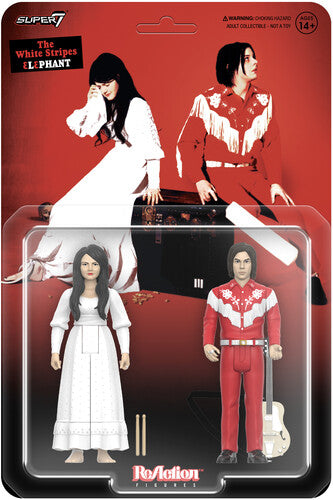 Super7 - The White Stripes - ReAction Figures Wv2 - Elephant 2-Pack (Action Figure)