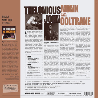 Thelonious Monk With John Coltrane (Limited Edition, 180 Gram Vinyl with Bonus Tracks) [Import]
