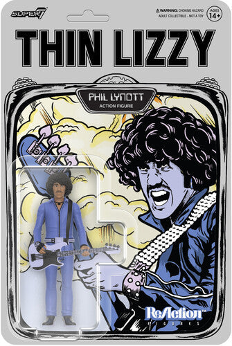Super7 - Thin Lizzy: Phil Lynott- ReAction Figures Wv2 - Jailbreak (Action Figure)