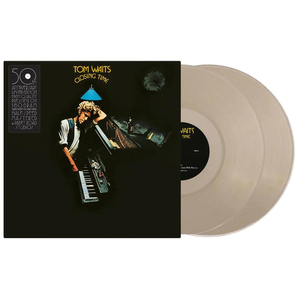 Tom Waits Closing Time: 50th Anniversary Edition (Indie Exclusive, Colored Vinyl, Clear Vinyl, 180 Gram Vinyl) (2 Lp's)
