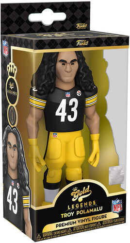 FUNKO GOLD 5 NFL LEGENDS: Steelers - Troy Polamalu (Styles May Vary) (Vinyl Figure)