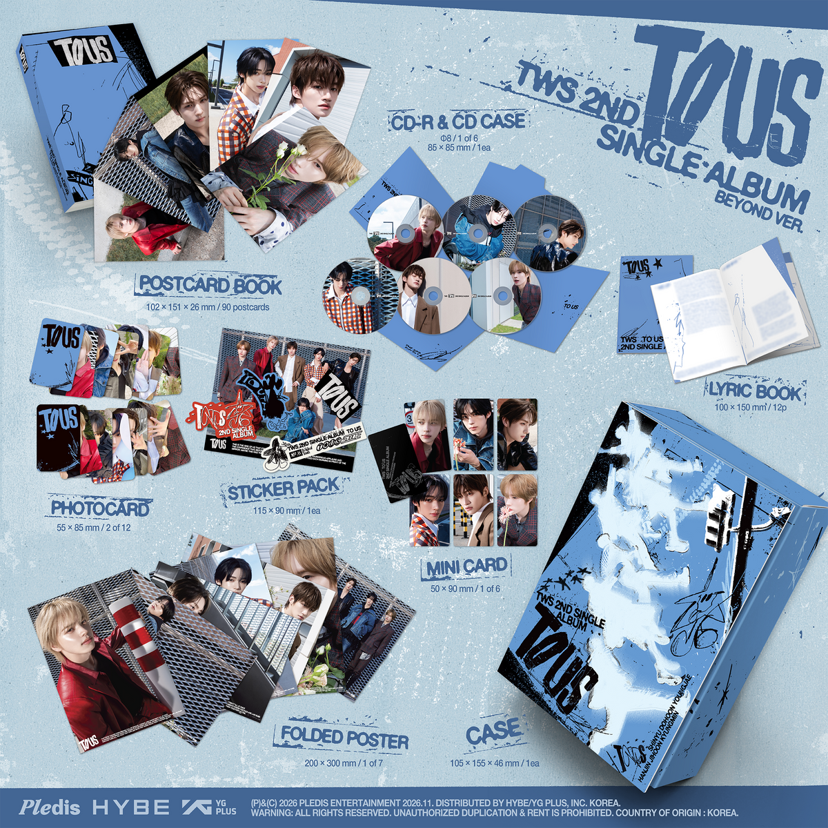 TWS 2nd Single Album 'TO US' (Beyond Ver.) [CD]