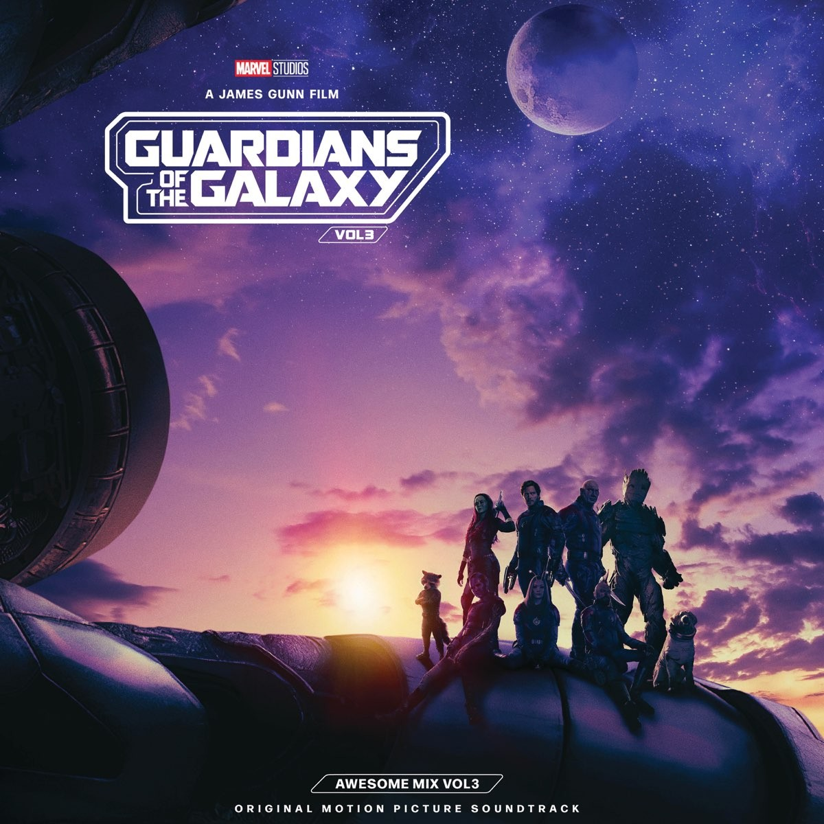 Guardians Of The Galaxy Vol. 3: Awesome Mix Vol. 3 (Limited Edition, Translucent Grape & Cobalt Blue Colored Vinyl, Bonus Poster) (2 Lp's)