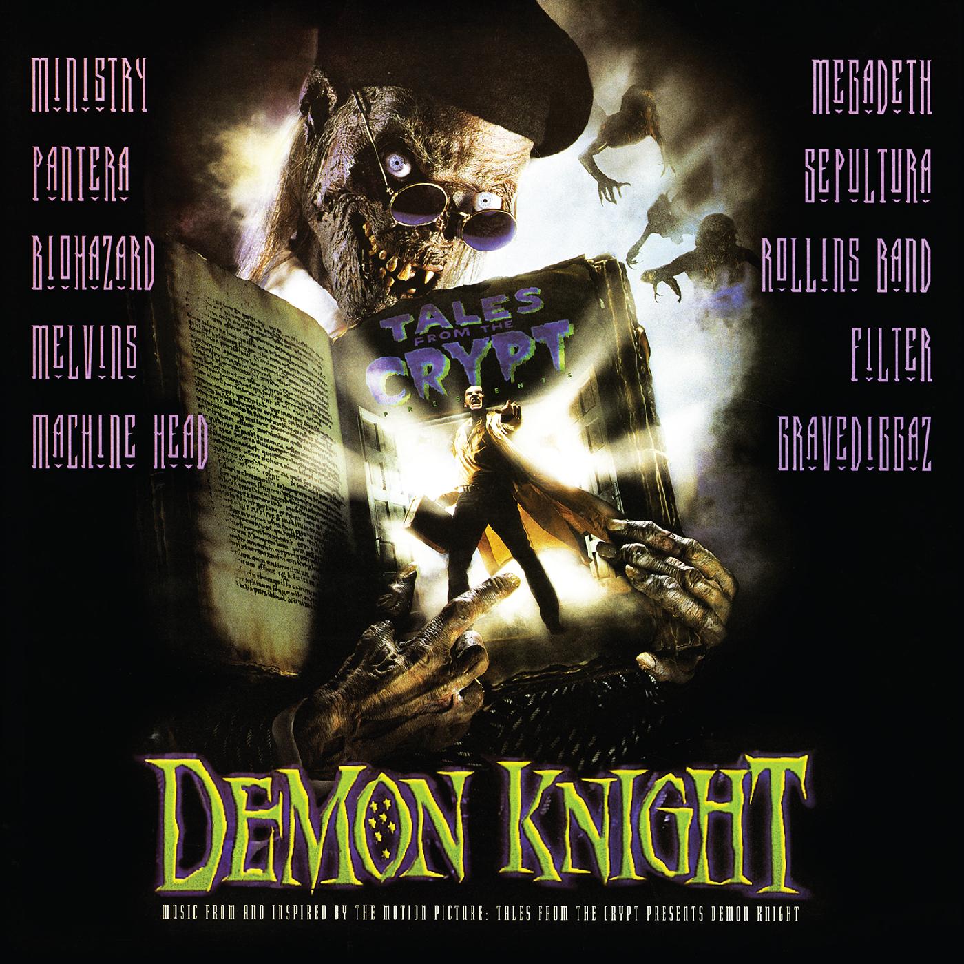 Tales From The Crypt Presents: Demon Knight—Original Motion Picture Soundtrack (Blue & White Cryptkeeper Halloween Splatter Vinyl)