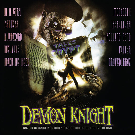 Tales From The Crypt Presents: Demon Knight—Original Motion Picture Soundtrack (Blue & White Cryptkeeper Halloween Splatter Vinyl)