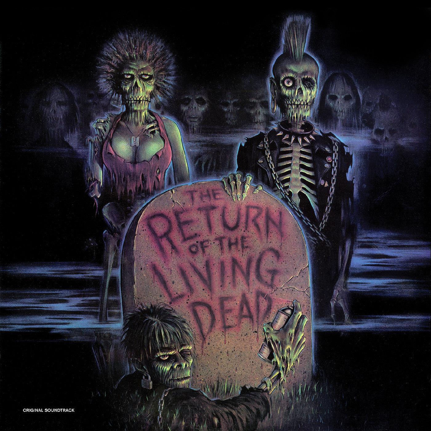 The Return Of The Living Dead--Original Soundtrack (Radioactive Green With Brown Tarman Splatter Vinyl)