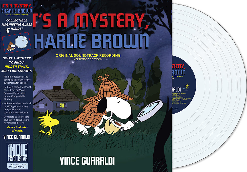 It's A Mystery, Charlie Brown (Indie Exclusive) [Magnifying Glass Clear Vinyl]