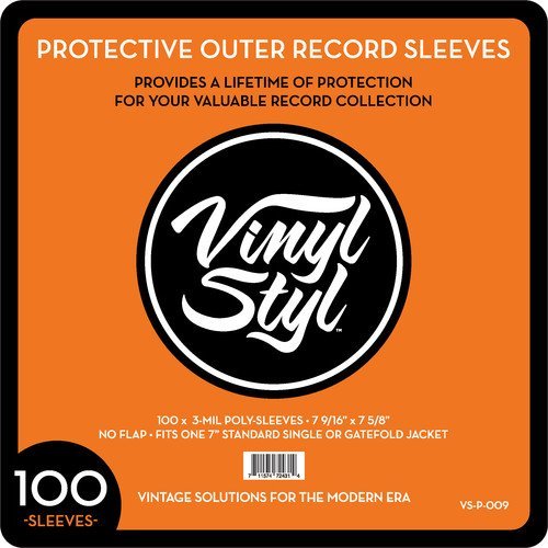 7 9/ 16" X 7 5/ 8" 3 Mil Protective Outer Record Sleeve 100CT