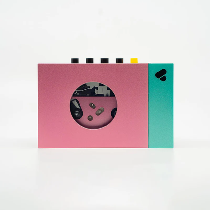 Portable BT Cassette Player Lecteur rose et vert • Edith