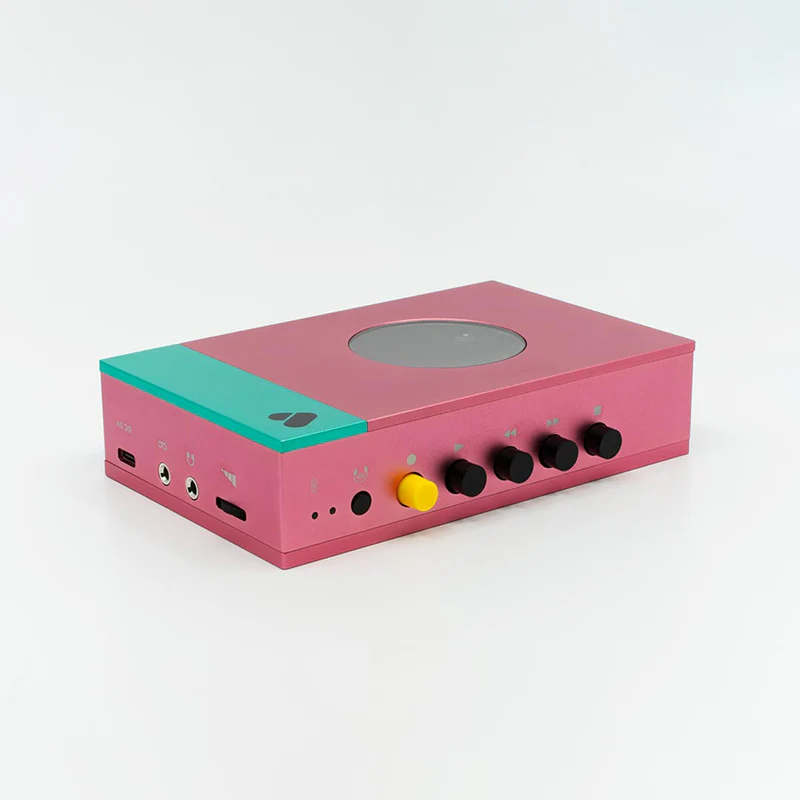 Portable BT Cassette Player Lecteur rose et vert • Edith
