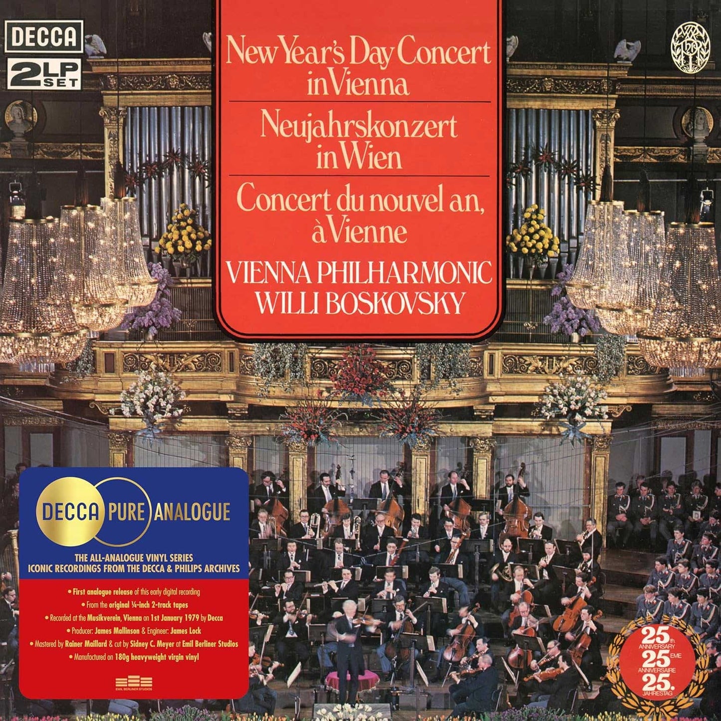 New Year'S Day Concert In Vienna (Decca Pure Analogue Series) [180G 2LP]