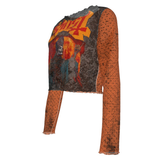 Ghost Here's Papa Women's Mesh Top As Shown