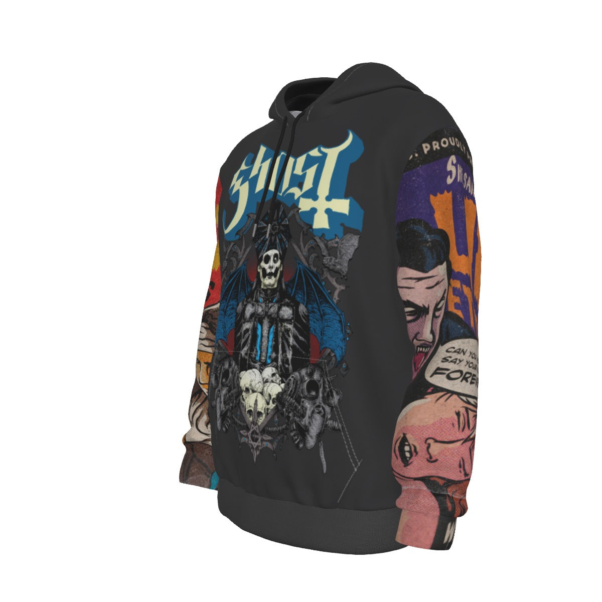 Ghost Illumination All Over Print Hoodie As Shown