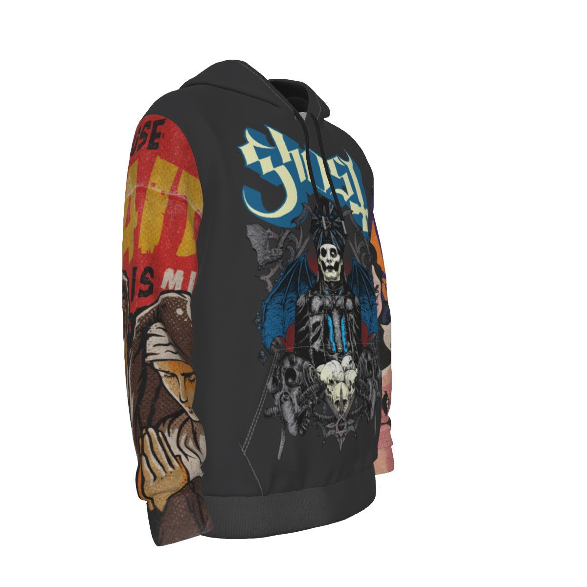 Ghost Illumination All Over Print Hoodie As Shown