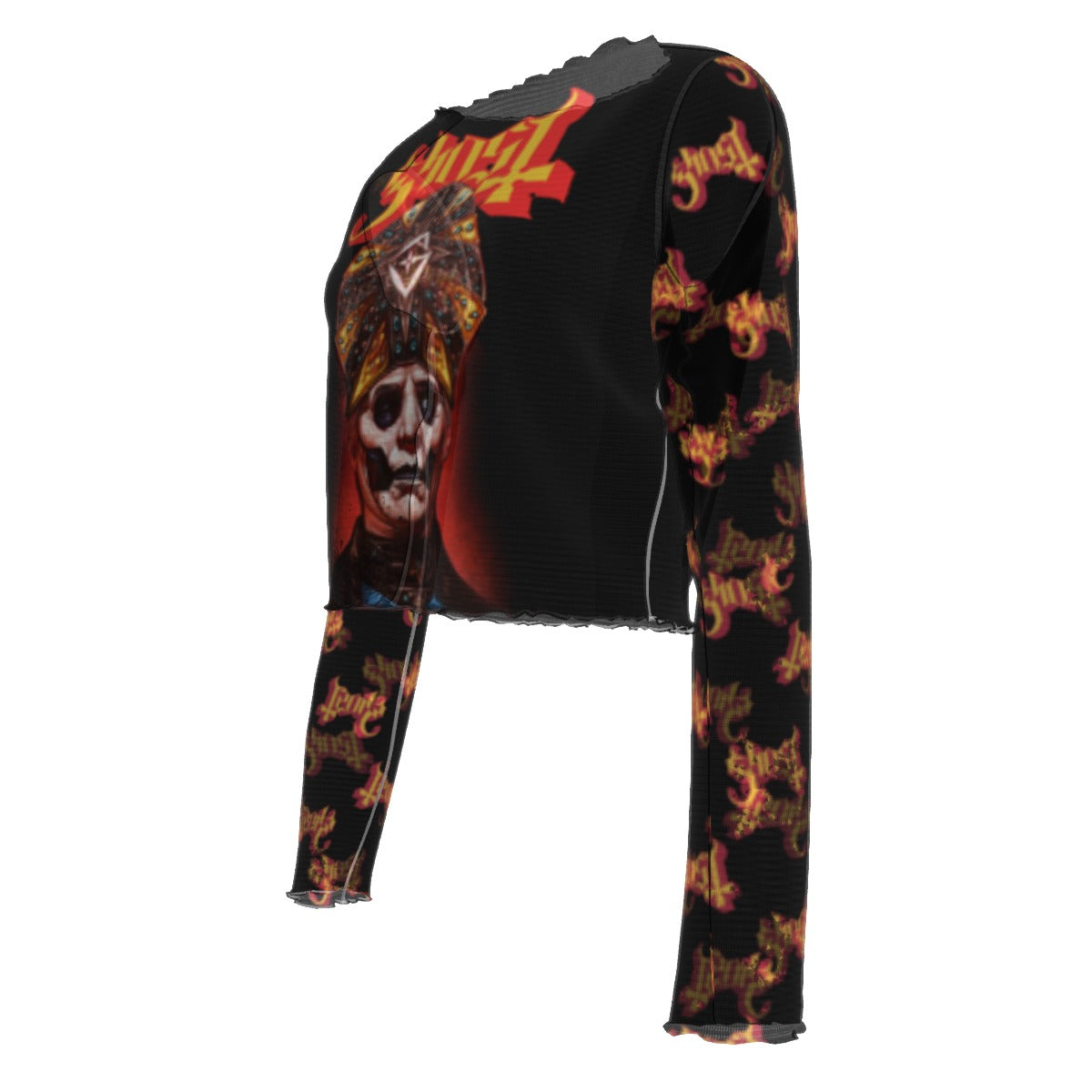 Ghost One Eye Women's Mesh Top As Shown