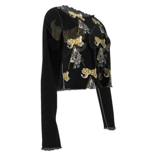 Ghost Triangle Women's Mesh Top As Shown