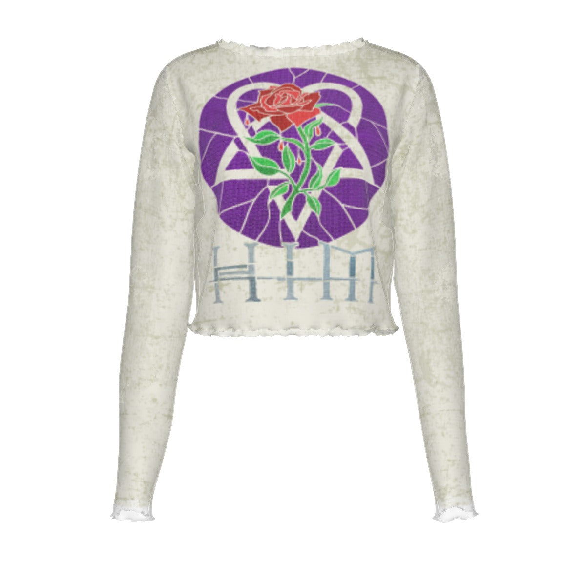 Him Roses Women's Mesh Top As Shown