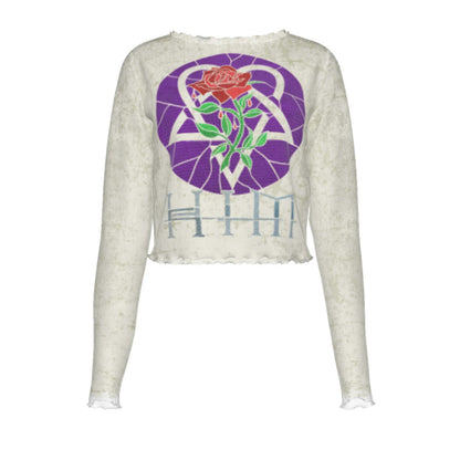 Him Roses Women's Mesh Top As Shown