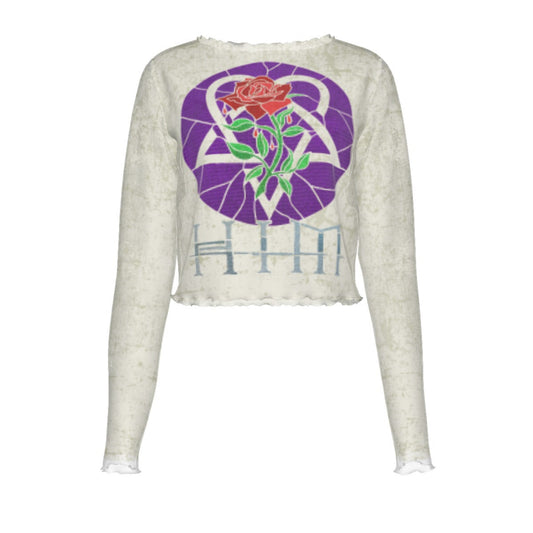 Him Roses Women's Mesh Top As Shown