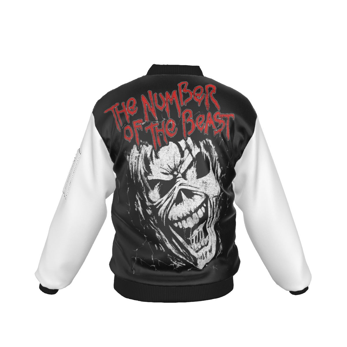 Iron Maiden Tres Logos Bomber Jacket As Shown