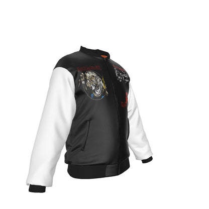 Iron Maiden Tres Logos Bomber Jacket As Shown