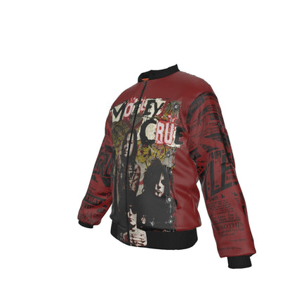 Motley Crue Graffiti Bomber Jacket As Shown