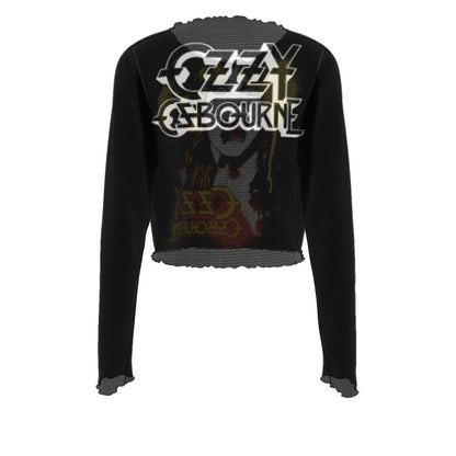 Ozzy Osbourne Drip Women's Mesh Top As Shown