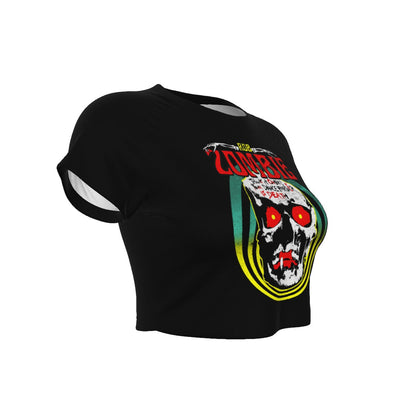 Rob Zombie Clown Skull Women's Crop Top As Shown