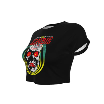 Rob Zombie Clown Skull Women's Crop Top As Shown