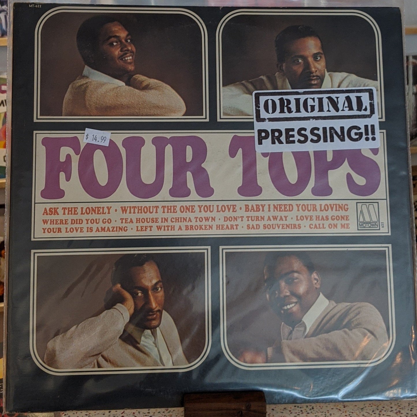 Record Stop Four Tops | Four Tops | Vinyl (Used/VG+)